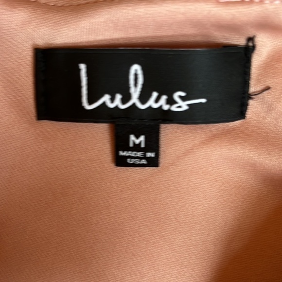 - NWT Lulus blush Off the Shoulder Skater Dress - Size Medium - Picture 13 of 16